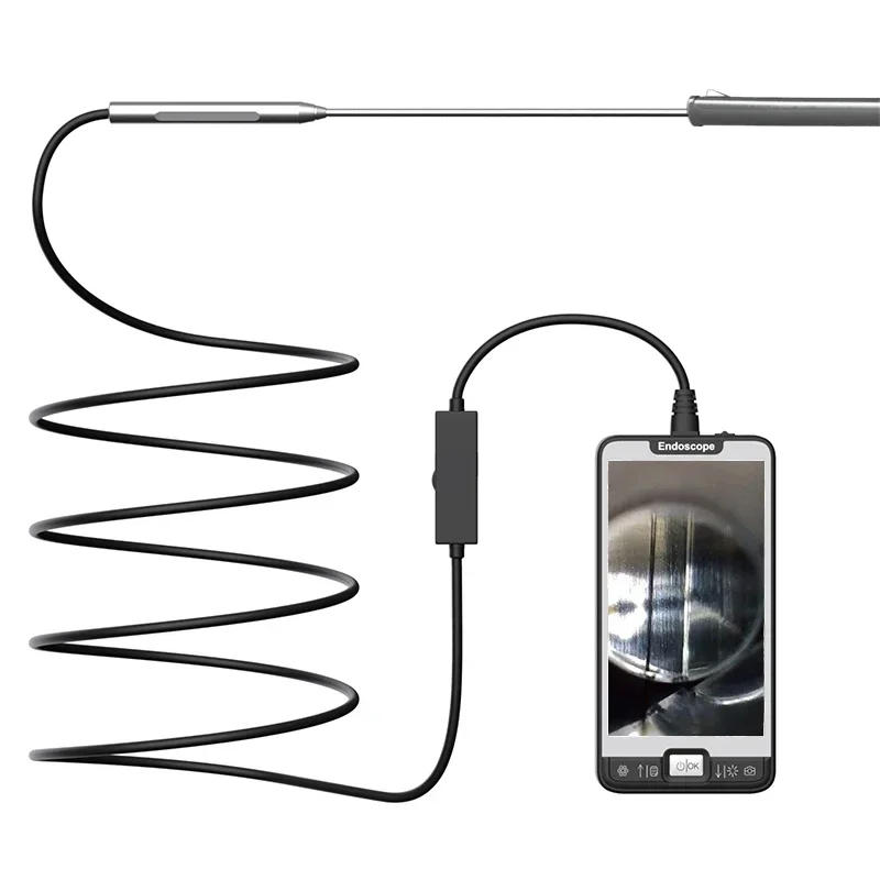 Dearsee 4.5mm Industrial Endoscope Camera with Light 5 inch screen Pipeline Video Borescope
Dearsee 4.5mm Industrial Endoscope Camera with Light 5 inch screen Pipeline Video Borescope