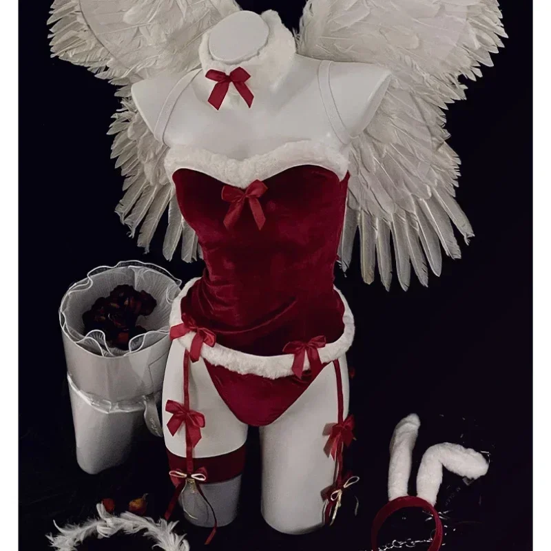 Red Christmas Bunny Lingerie Women Erotic Maid Cosplay Soft Plush Dating Flirting costumes Japanese Anime Rabbit Uniform 2024
Red Christmas Bunny Lingerie Women Erotic Maid Cosplay Soft Plush Dating Flirting costumes Japanese Anime Rabbit Uniform 2024