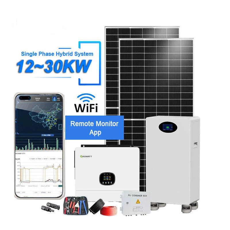 Photovoltaic Complete Set 5Kva 30Kva Lithium Hybrid Solar Kits Panel Power Energy System 10Kw Setup for 10Kw Home Hybrid House
Photovoltaic Complete Set 5Kva 30Kva Lithium Hybrid Solar Kits Panel Power Energy System 10Kw Setup for 10Kw Home Hybrid House