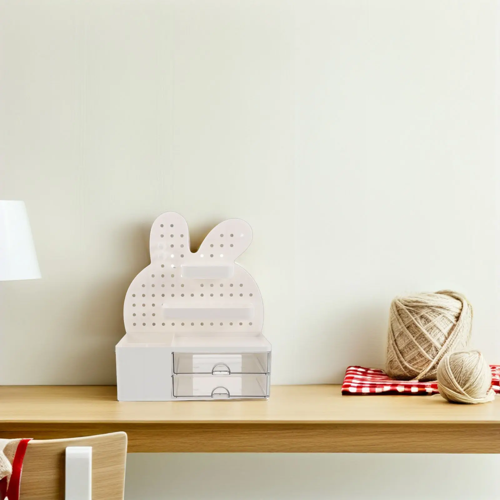 Bunny Shaped Pegboard Desk Organizer Desktop Storage Rack Drawers Office Supplies Pen Holder Stationery Box Pen Storage Box
Bunny Shaped Pegboard Desk Organizer Desktop Storage Rack Drawers Office Supplies Pen Holder Stationery Box Pen Storage Box