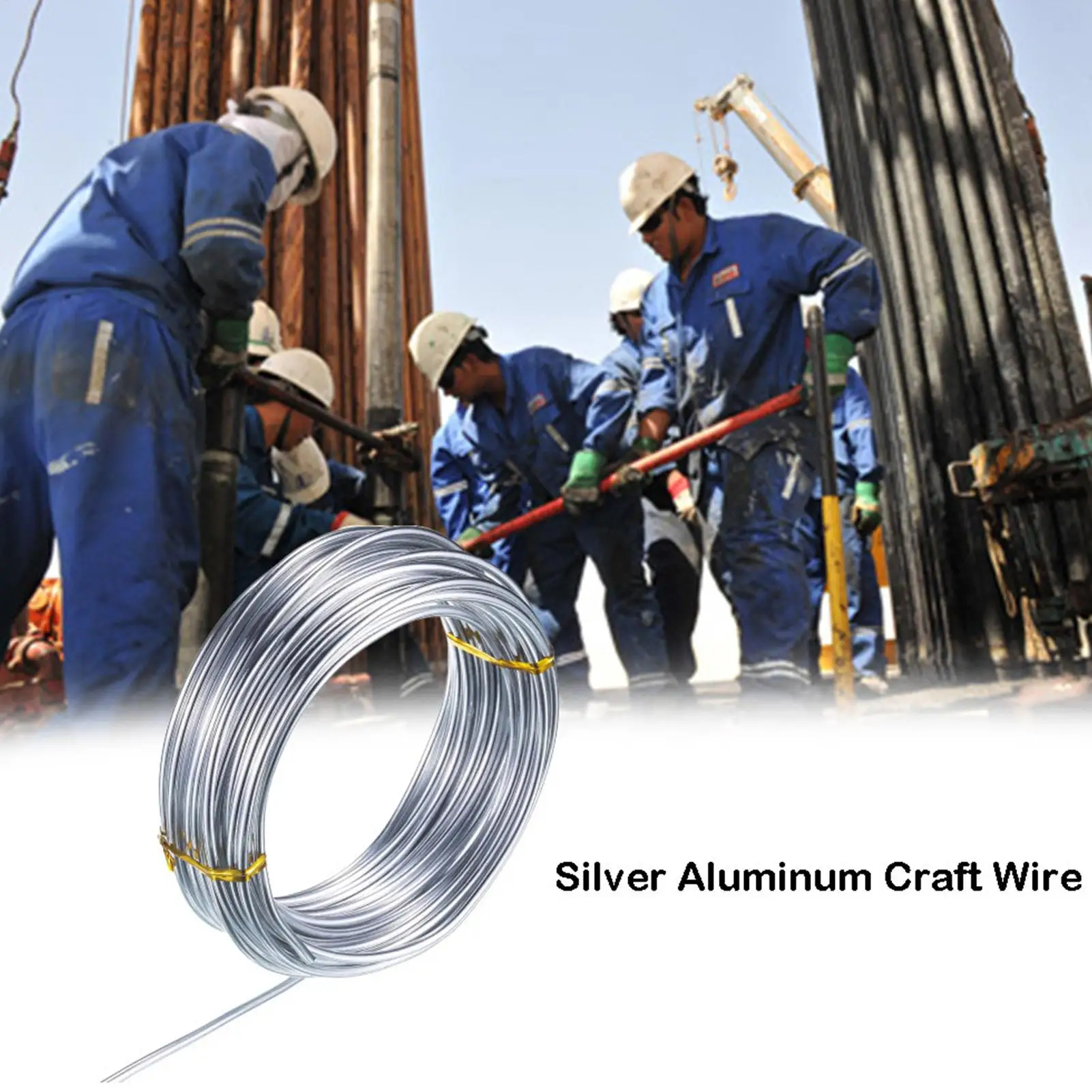 New Arrival Aluminum Wire 1mm 1..5mm 2mm Sliver Color Soft Metal Floristry Wire Jewelry Aluminum wire Making Craft DIY
New Arrival Aluminum Wire 1mm 1..5mm 2mm Sliver Color Soft Metal Floristry Wire Jewelry Aluminum wire Making Craft DIY