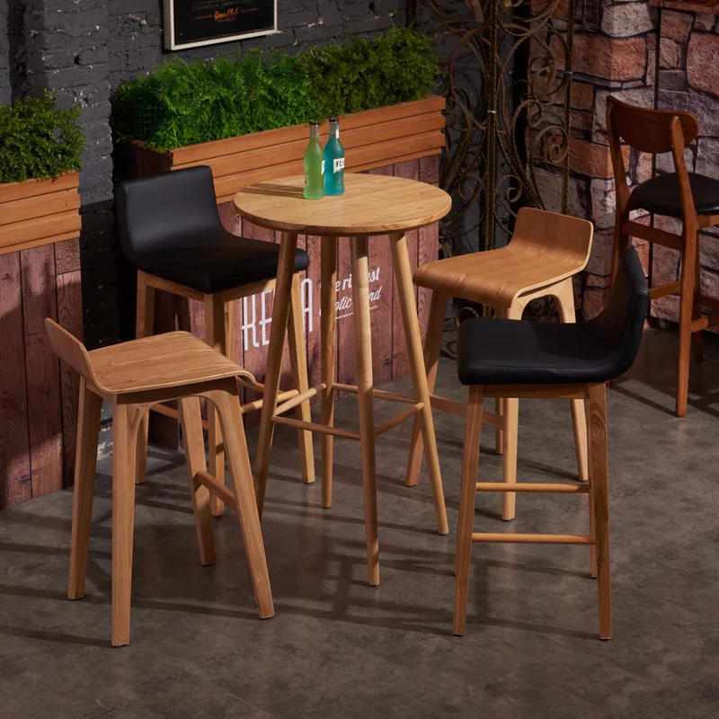 Solid wood bar bar chair bar milk tea shop cafe high chair high stool dessert shop water
Solid wood bar bar chair bar milk tea shop cafe high chair high stool dessert shop water