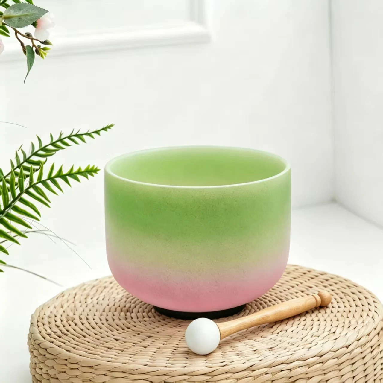 Hye-eun Green&Pink 8inch 440/432/528hz Quartz Crystal Singing Bowl Meditation Sound Chakra Bowls for Energy Healing
Hye-eun Green&Pink 8inch 440/432/528hz Quartz Crystal Singing Bowl Meditation Sound Chakra Bowls for Energy Healing