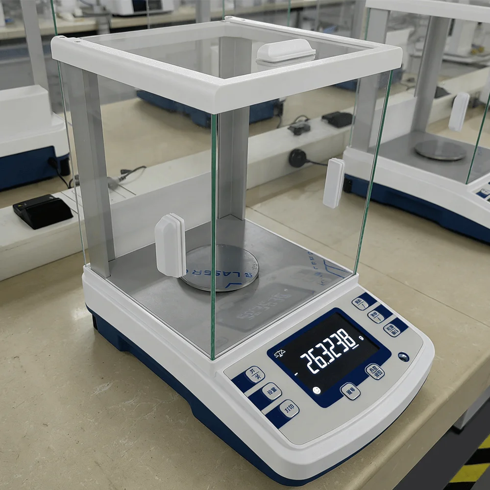 High Precision ZhiWei ZWTB204 Laboratory Electronic Balance 220g/0.1mg Digital Analytical Scale Anti-Static Glass Windshield
High Precision ZhiWei ZWTB204 Laboratory Electronic Balance 220g/0.1mg Digital Analytical Scale Anti-Static Glass Windshield
