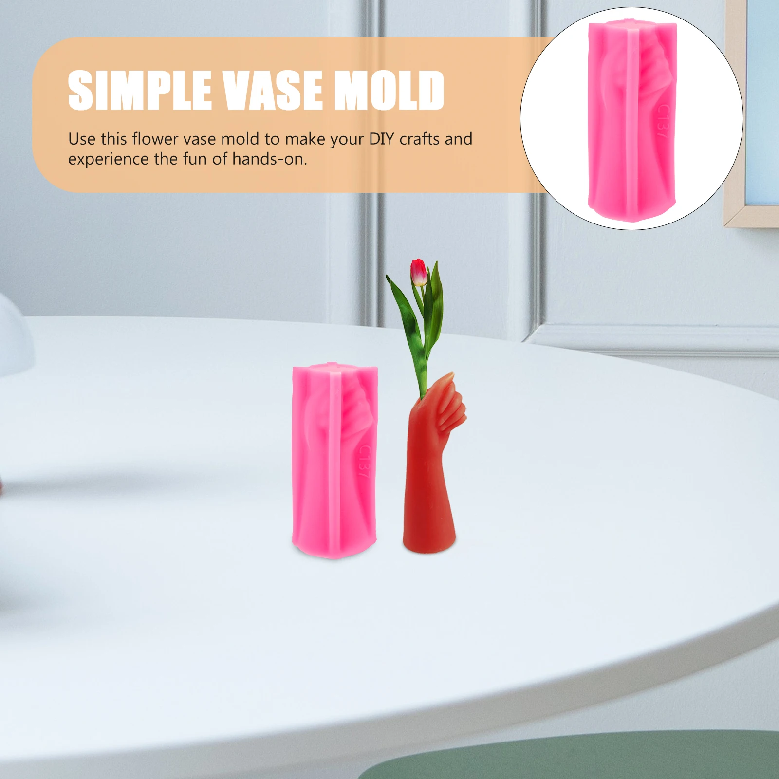 Vase Holder Mold Casting Hand Mould Diy Crafts Planter Making Shaped Flower Pot Simple
Vase Holder Mold Casting Hand Mould Diy Crafts Planter Making Shaped Flower Pot Simple