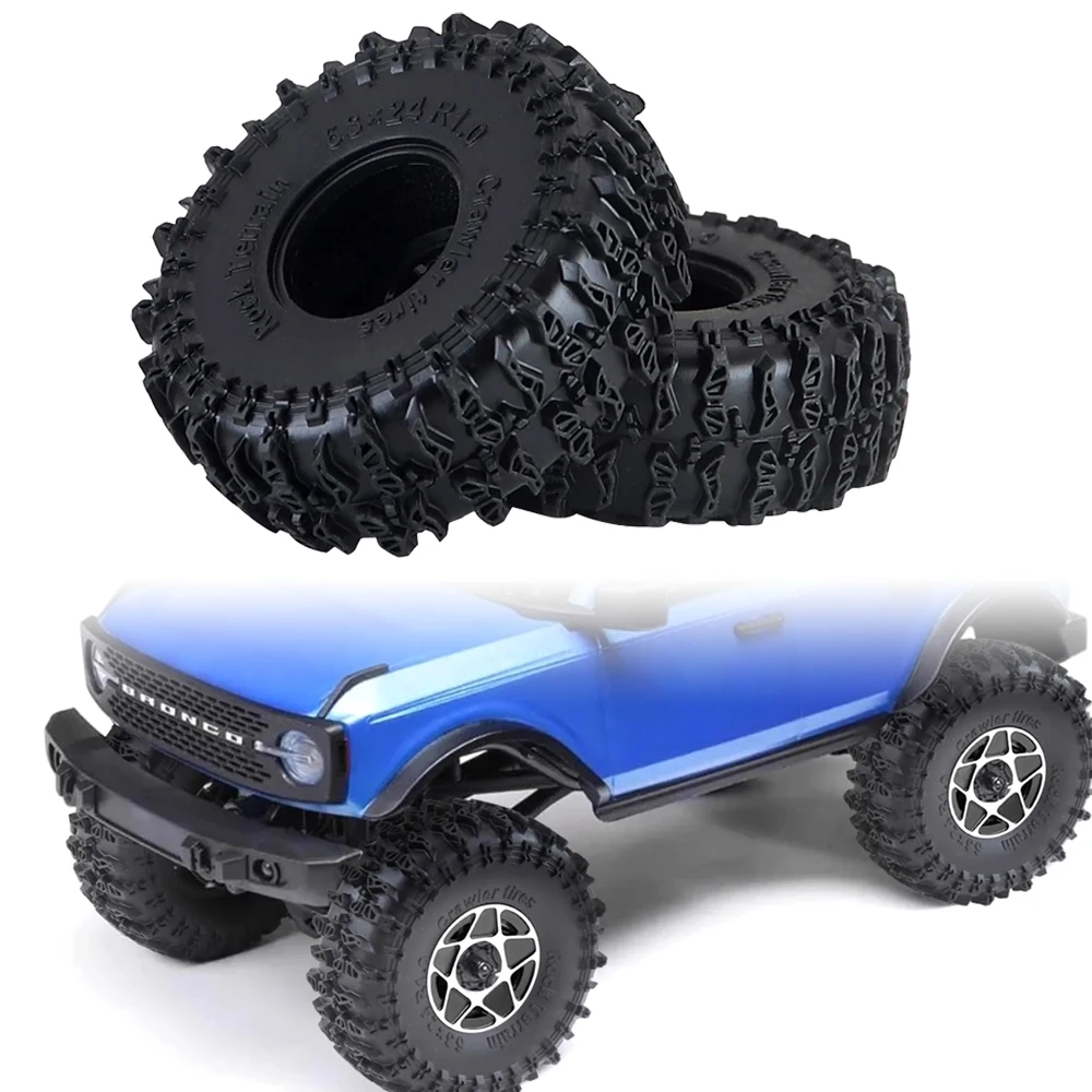 1.0inch Tires 63x24mm 1/24 Rc Crawler Truck Car Parts for Axial Scx24 Axi00001 Axi00002 Gladiator 1/18 Traxxas Trx4m Fms Fcx24
1.0inch Tires 63x24mm 1/24 Rc Crawler Truck Car Parts for Axial Scx24 Axi00001 Axi00002 Gladiator 1/18 Traxxas Trx4m Fms Fcx24