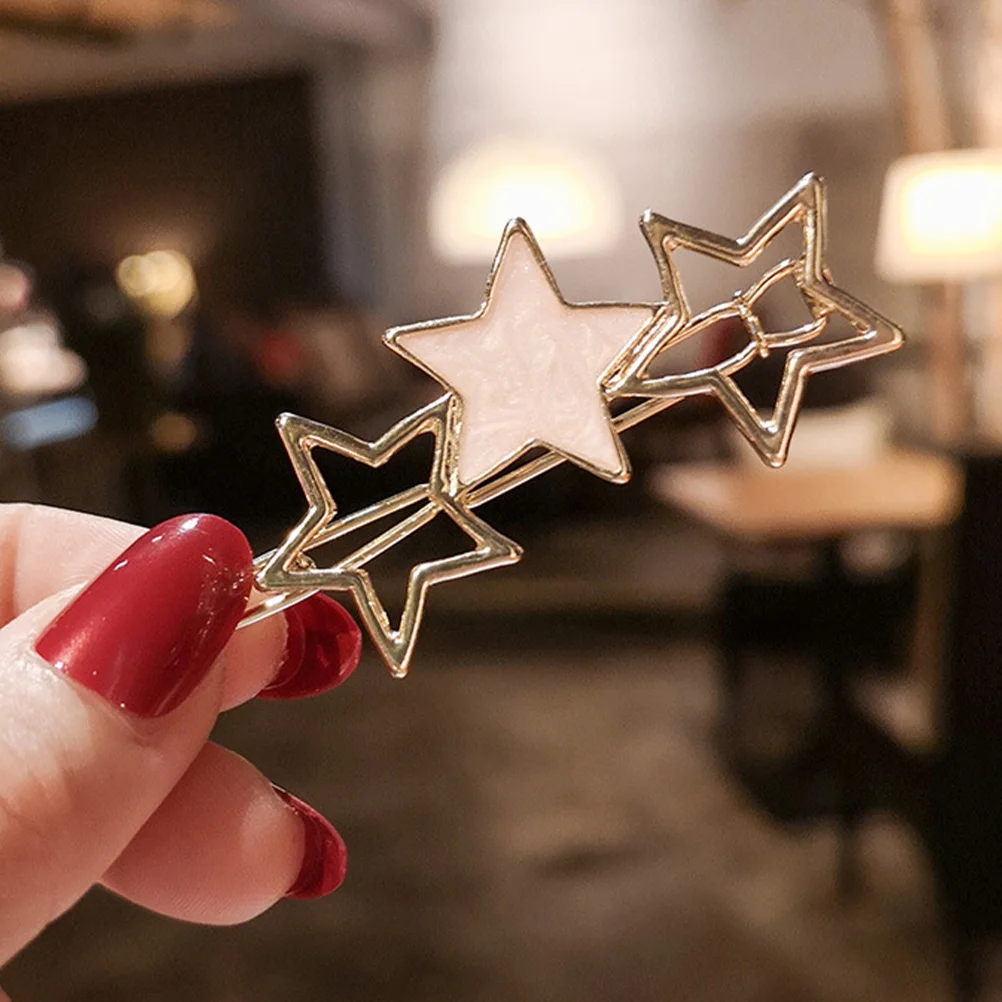 5pcs Star Design Hair Clips For Women Stylish Metal Fringe Hairpin Strong Durable Wedding Party Accessories Birthday Graduation
5pcs Star Design Hair Clips For Women Stylish Metal Fringe Hairpin Strong Durable Wedding Party Accessories Birthday Graduation