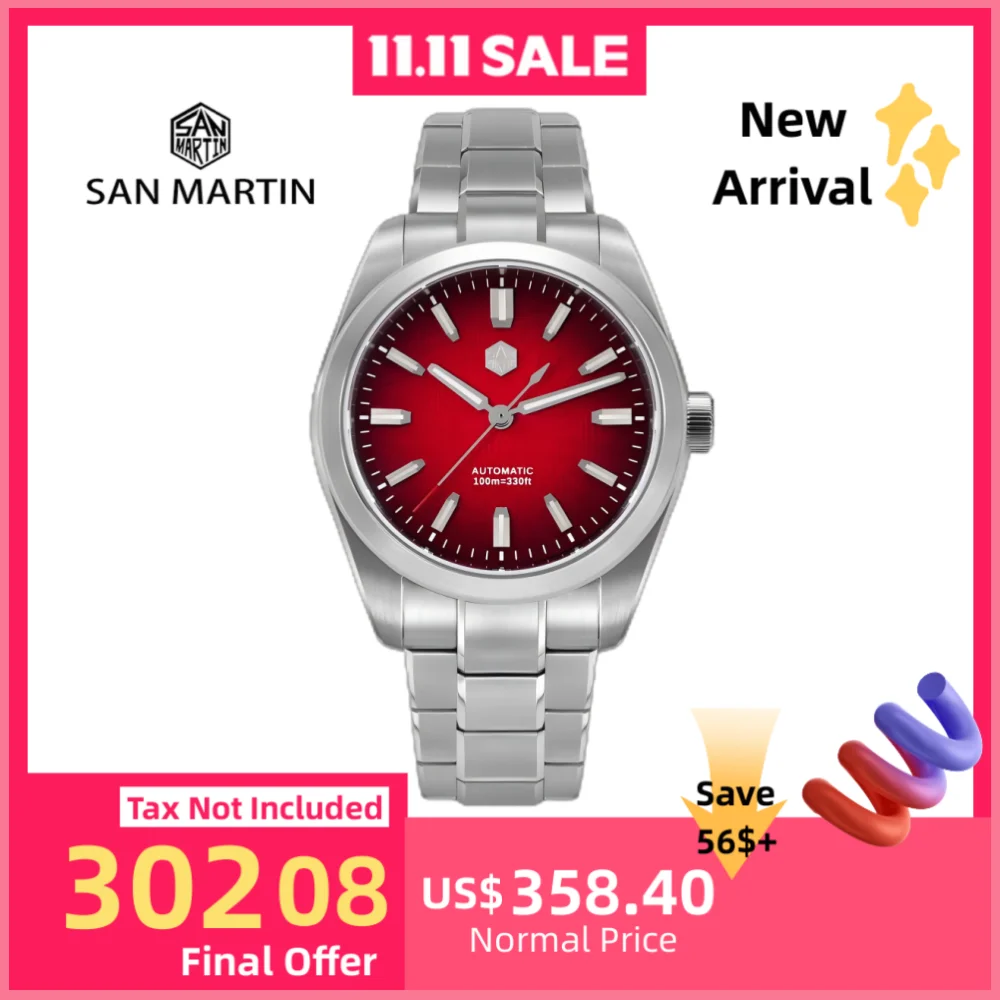 San Martin 39mm 9039 Enamel Gradient Chinese Character Fu Pattern Dial Men Mechanical Watch Original Swim BGW-X1 SN0144GX-1
San Martin 39mm 9039 Enamel Gradient Chinese Character Fu Pattern Dial Men Mechanical Watch Original Swim BGW-X1 SN0144GX-1