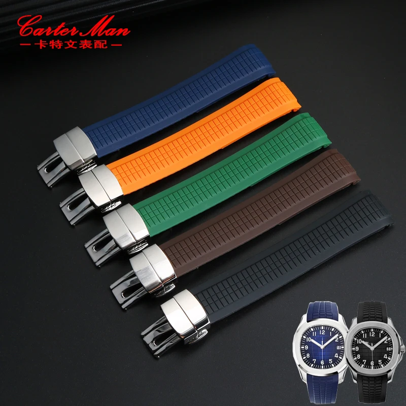 Curved rubber watch band for P P 5167 grenade silicone waterproof watch strap 21mm men's wristband bracelet
Curved rubber watch band for P P 5167 grenade silicone waterproof watch strap 21mm men's wristband bracelet