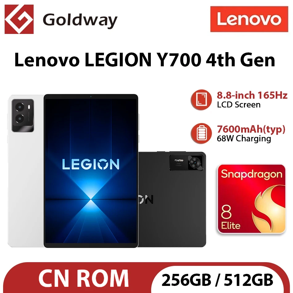 Новинка 2025 года Lenovo Legion Y700 4-го поколения TB322FC Gaming Tab 256 ГБ 512 ГБ Snapdragon 8 Elite 8,8 дюйма, экран 165 Гц, аккумулятор 7600 мАч, Android
Новинка 2025 года Lenovo Legion Y700 4-го поколения TB322FC Gaming Tab 256 ГБ 512 ГБ Snapdragon 8 Elite 8,8 дюйма, экран 165 Гц, аккумулятор 7600 мАч, Android