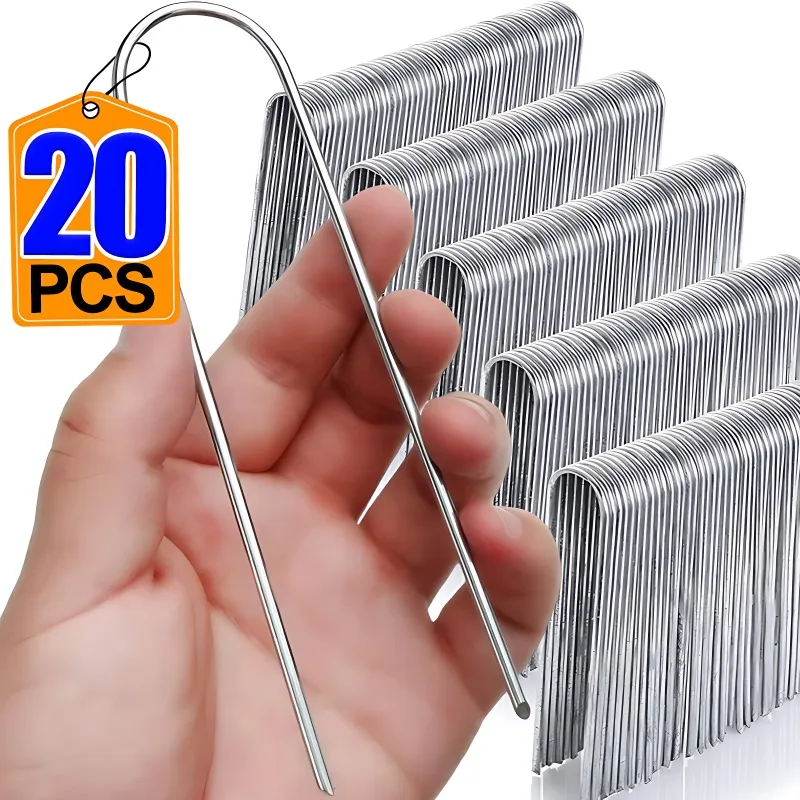 Landscape Staples U-Shaped Garden Pins Heavy Duty Yard Lawn Tent Fixed Stakes Securing Pegs for Holding Lawns Barrier Grass Mat
Landscape Staples U-Shaped Garden Pins Heavy Duty Yard Lawn Tent Fixed Stakes Securing Pegs for Holding Lawns Barrier Grass Mat
