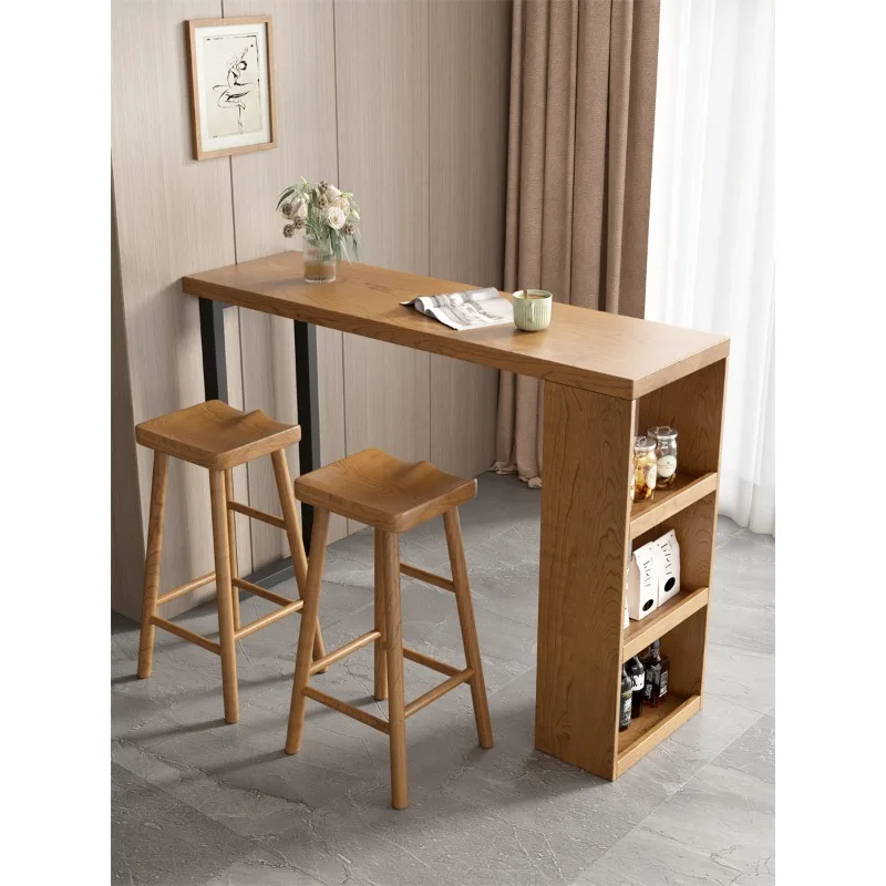 Solid wood against the wall Bar table Living room Balcony Partition cabinet Integrated household high table Window casual long t
Solid wood against the wall Bar table Living room Balcony Partition cabinet Integrated household high table Window casual long t