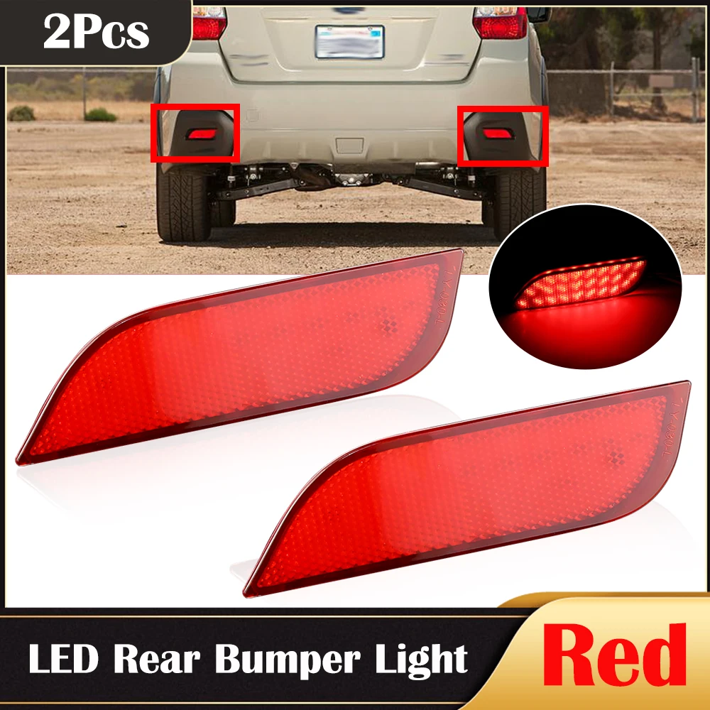 2Pcs For Subaru Impreza WRX STi XV Crosstrek Red LED Bumper Reflectors Light Rear Fog Brake/Tail Lights 12V OEM# SU1184100
2Pcs For Subaru Impreza WRX STi XV Crosstrek Red LED Bumper Reflectors Light Rear Fog Brake/Tail Lights 12V OEM# SU1184100