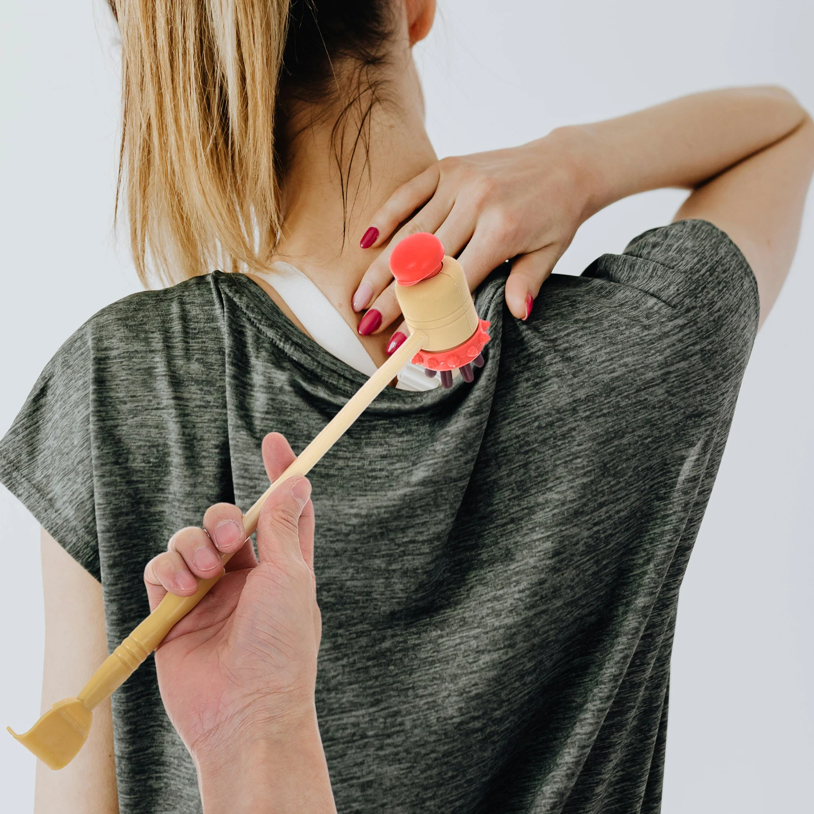 2 Pcs Wooden Bead Massager Back Hammers Tool Neck Foot and Leg Plastic Handheld
2 Pcs Wooden Bead Massager Back Hammers Tool Neck Foot and Leg Plastic Handheld