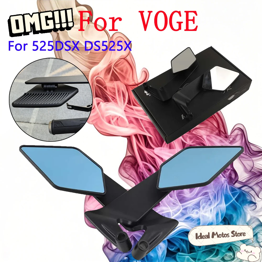For VOGE 525DSX DSX525 DS525X Motorcycle New Stealth Winglets Rearview Mirrors Rotating Side View Mirror Adventure Installation
For VOGE 525DSX DSX525 DS525X Motorcycle New Stealth Winglets Rearview Mirrors Rotating Side View Mirror Adventure Installation