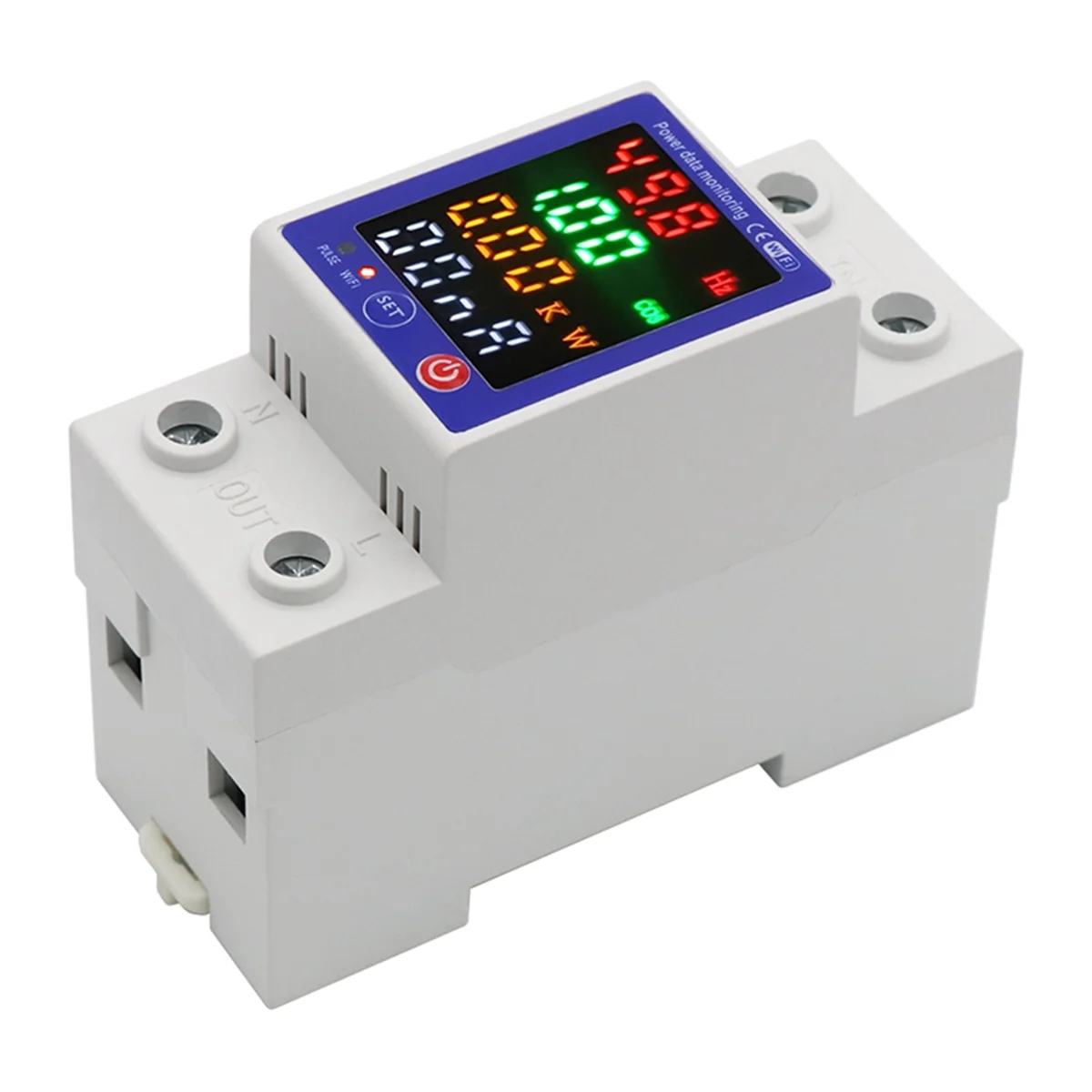 HFIL_Tuya WiFi Smart Energy Meter Многофункциональный протектор Цветной дисплей Защита от пониженного напряжения Предоплаченный счетчик
HFIL_Tuya WiFi Smart Energy Meter Многофункциональный протектор Цветной дисплей Защита от пониженного напряжения Предоплаченный счетчик