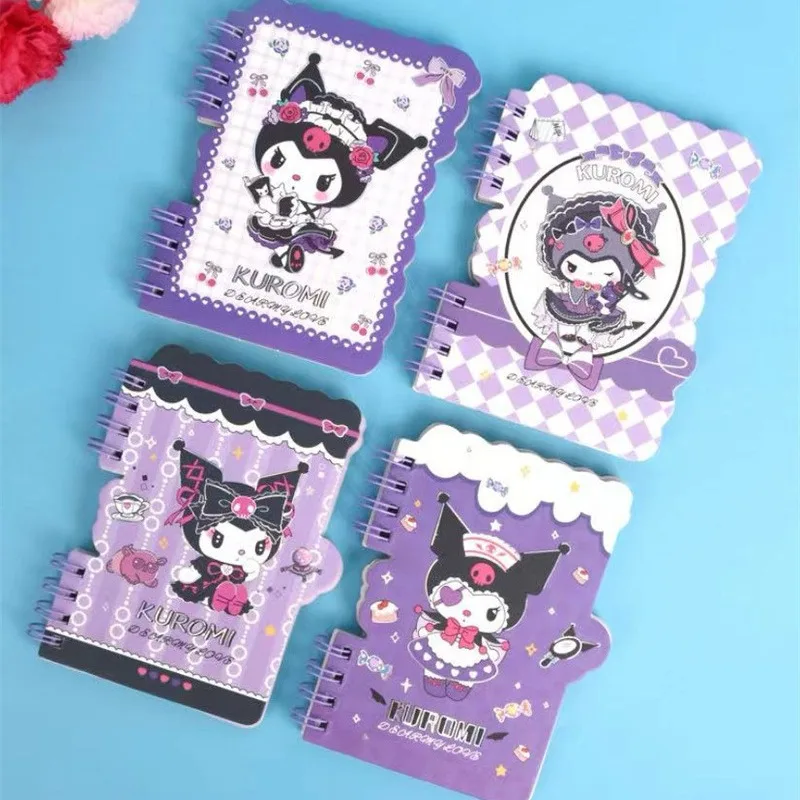 4pcs/lot Sanrio Kuromi Memo Pad Sticky Note Cartoon Coil Notebook Stationery Label Notepad Post Office School Supplies
4pcs/lot Sanrio Kuromi Memo Pad Sticky Note Cartoon Coil Notebook Stationery Label Notepad Post Office School Supplies