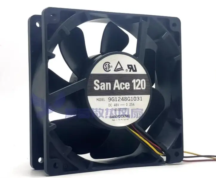 Ltsf For Sanyo Denki 9G1248G1031 DC 48V 0.25A 120x120x38mm 3-Wire Server Cooling Fan 12cm
Ltsf For Sanyo Denki 9G1248G1031 DC 48V 0.25A 120x120x38mm 3-Wire Server Cooling Fan 12cm