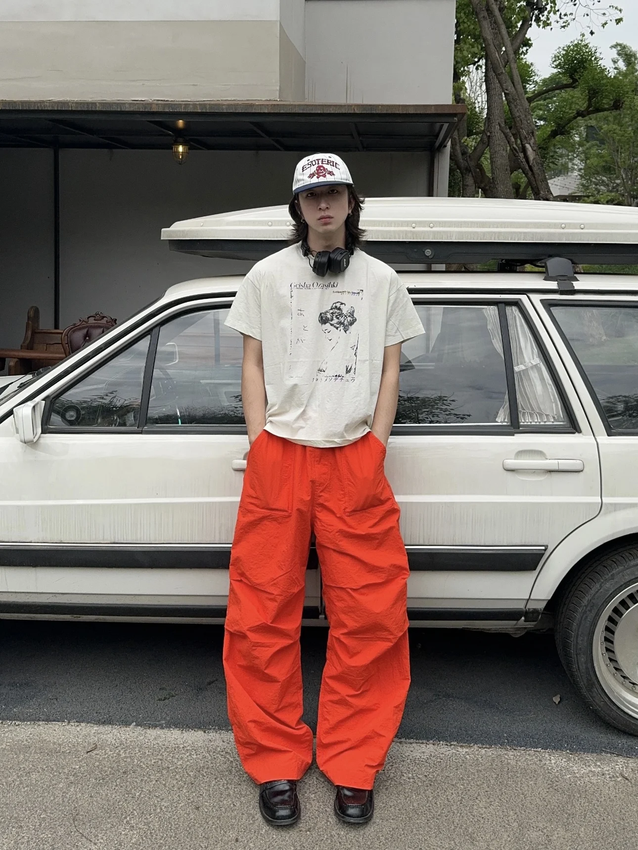 American Street Sle Bright Orange ape Jum Pants Men's Bright Orange Design Loose Casual Pants Qui Dry Loose Fit You...
American Street Sle Bright Orange ape Jum Pants Men's Bright Orange Design Loose Casual Pants Qui Dry Loose Fit You...
