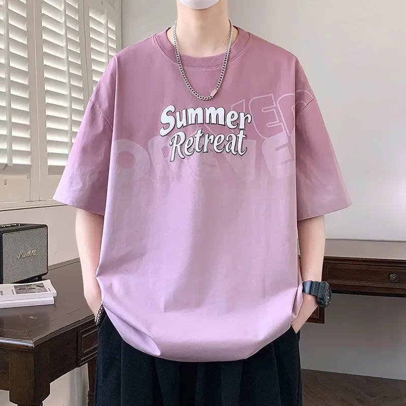 T Shirt for Men Man Print Baggy O Neck Alphabet Tee Shirts Wholesale Vintage Clothing Korean Popular Clothes Kpop Stylish Top
T Shirt for Men Man Print Baggy O Neck Alphabet Tee Shirts Wholesale Vintage Clothing Korean Popular Clothes Kpop Stylish Top
