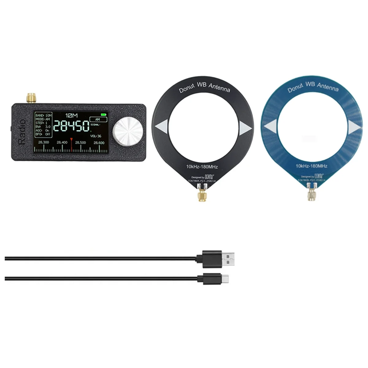 ASJQ-SI4732 Portable Radio 10Khz-180Mhz Mini Pocket Radio LSB USB AM FM All Band Radio Receiver with Antenna
ASJQ-SI4732 Portable Radio 10Khz-180Mhz Mini Pocket Radio LSB USB AM FM All Band Radio Receiver with Antenna
