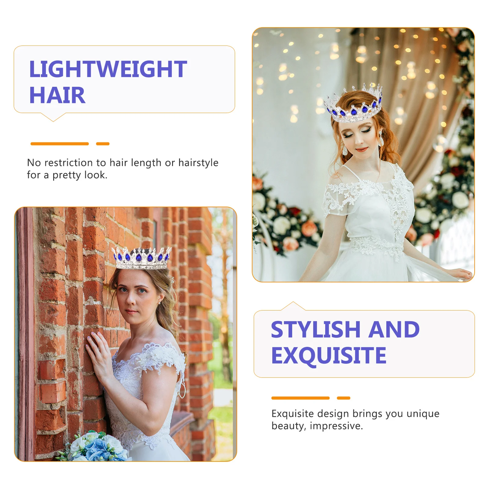 Bridal Crown Elegant Headdress Decorative Headpiece Alloy Tiaras Wedding Party Hair Accessories Prom Maternity Shoots Special
Bridal Crown Elegant Headdress Decorative Headpiece Alloy Tiaras Wedding Party Hair Accessories Prom Maternity Shoots Special