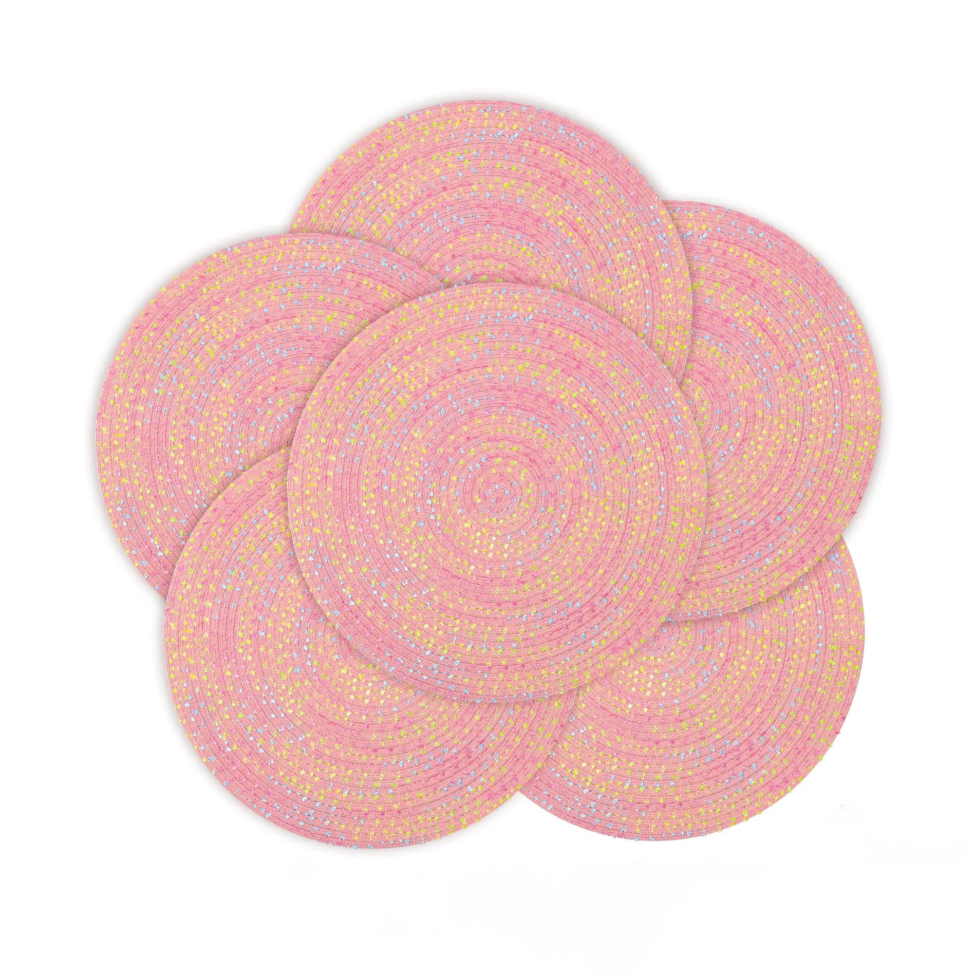 Placemats Set 6 Cotton Yarn Braided Placemats Round Table Mats Heat Resistant Washable Non-Slip Tablemats for Dining Table Decor
Placemats Set 6 Cotton Yarn Braided Placemats Round Table Mats Heat Resistant Washable Non-Slip Tablemats for Dining Table Decor
