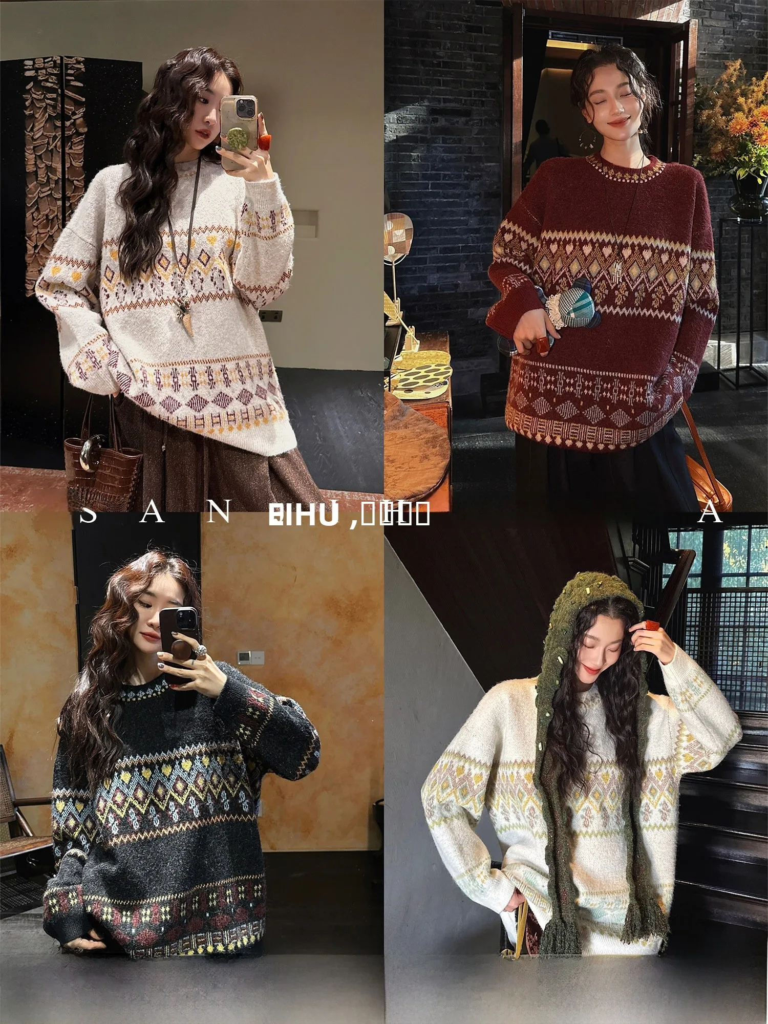 Sanji Bla Flower Knitted Large Sweater Women's round Ne Winter High-End Feel Commute Sle Pure Online S Fing Heated
Sanji Bla Flower Knitted Large Sweater Women's round Ne Winter High-End Feel Commute Sle Pure Online S Fing Heated