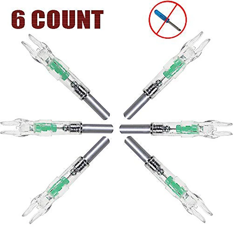 Светящиеся наконечники JIANZD для стрел, 6 шт., светодиодные наконечники для стрельбы из лука с внутренним диаметром .204/.244 дюйма (6,2 мм/0,244 дюйма, зеленые, 01)
Светящиеся наконечники JIANZD для стрел, 6 шт., светодиодные наконечники для стрельбы из лука с внутренним диаметром .204/.244 дюйма (6,2 мм/0,244 дюйма, зеленые, 01)