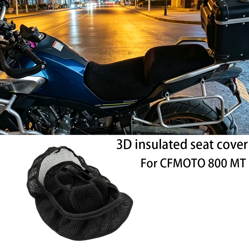 For CFMoto 800MT 800 MT 3D Mesh Motorcycle Seat Cover 800 mt 800mt Breathable Airflow Cushion Waterproof Sunproof Saddle
For CFMoto 800MT 800 MT 3D Mesh Motorcycle Seat Cover 800 mt 800mt Breathable Airflow Cushion Waterproof Sunproof Saddle