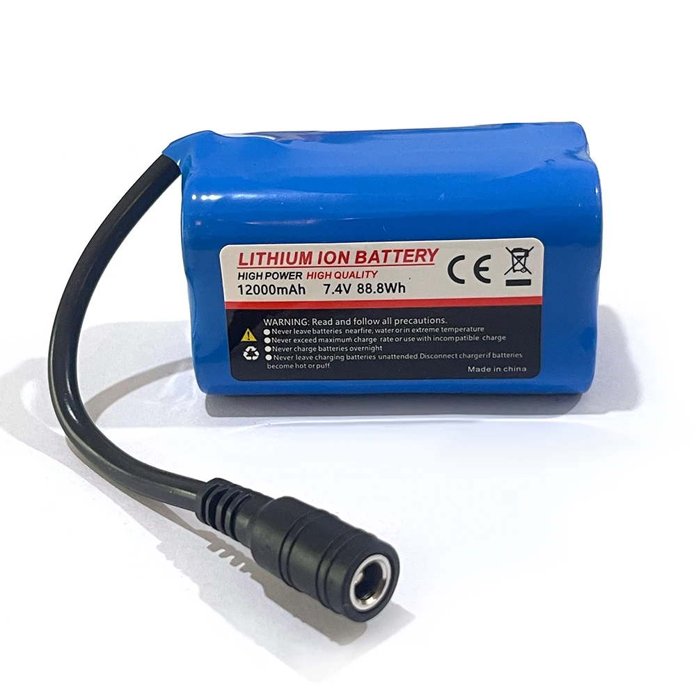 Flytec RC Fishing Bait Boat 7.4V 12A 18A Lithium Rechargeable Battery for V020,V802,2011-5 Bait Boat Large Capacity Battery
Flytec RC Fishing Bait Boat 7.4V 12A 18A Lithium Rechargeable Battery for V020,V802,2011-5 Bait Boat Large Capacity Battery
