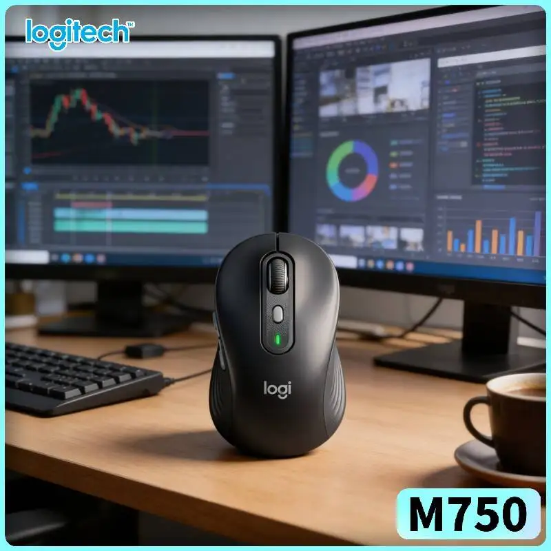 Беспроводная мышь M750 Bluetooth — бесшумный клик, SmartWheel для прокрутки, 20 месяцев автономной работы, совместима с ПК, планшетами и ноутбуками
Беспроводная мышь M750 Bluetooth — бесшумный клик, SmartWheel для прокрутки, 20 месяцев автономной работы, совместима с ПК, планшетами и ноутбуками