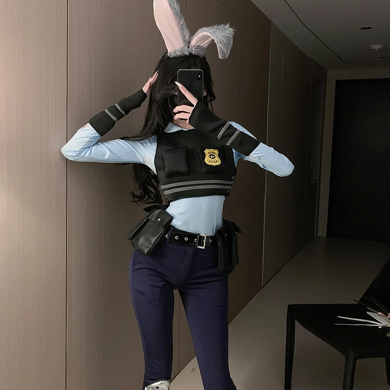 Plus Size Anime Judy Costume Crazy Animal Rabbit Police Cosplay Women Anime Performance Costume Female Set Women Pants Cosplay
Plus Size Anime Judy Costume Crazy Animal Rabbit Police Cosplay Women Anime Performance Costume Female Set Women Pants Cosplay