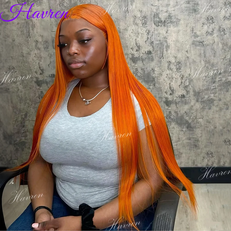 13X6 Straight Oranger Ginger Hd Lace Wig Human Hair 13X4 PrePlucked Lace Front Wig 36 30 Inch Brazilian Colored Frontal Wigs
13X6 Straight Oranger Ginger Hd Lace Wig Human Hair 13X4 PrePlucked Lace Front Wig 36 30 Inch Brazilian Colored Frontal Wigs