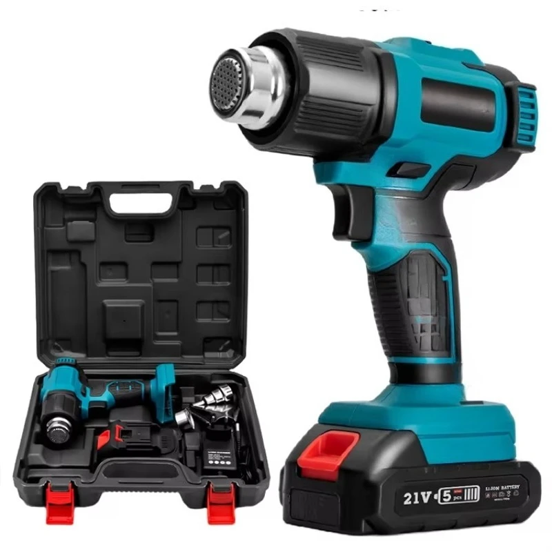 Industrial 21V Lithium Battery Temperature Adjustable Electric Heat Gun Cordless Hot Air Gun for Shrink Wrap and Welding
Industrial 21V Lithium Battery Temperature Adjustable Electric Heat Gun Cordless Hot Air Gun for Shrink Wrap and Welding