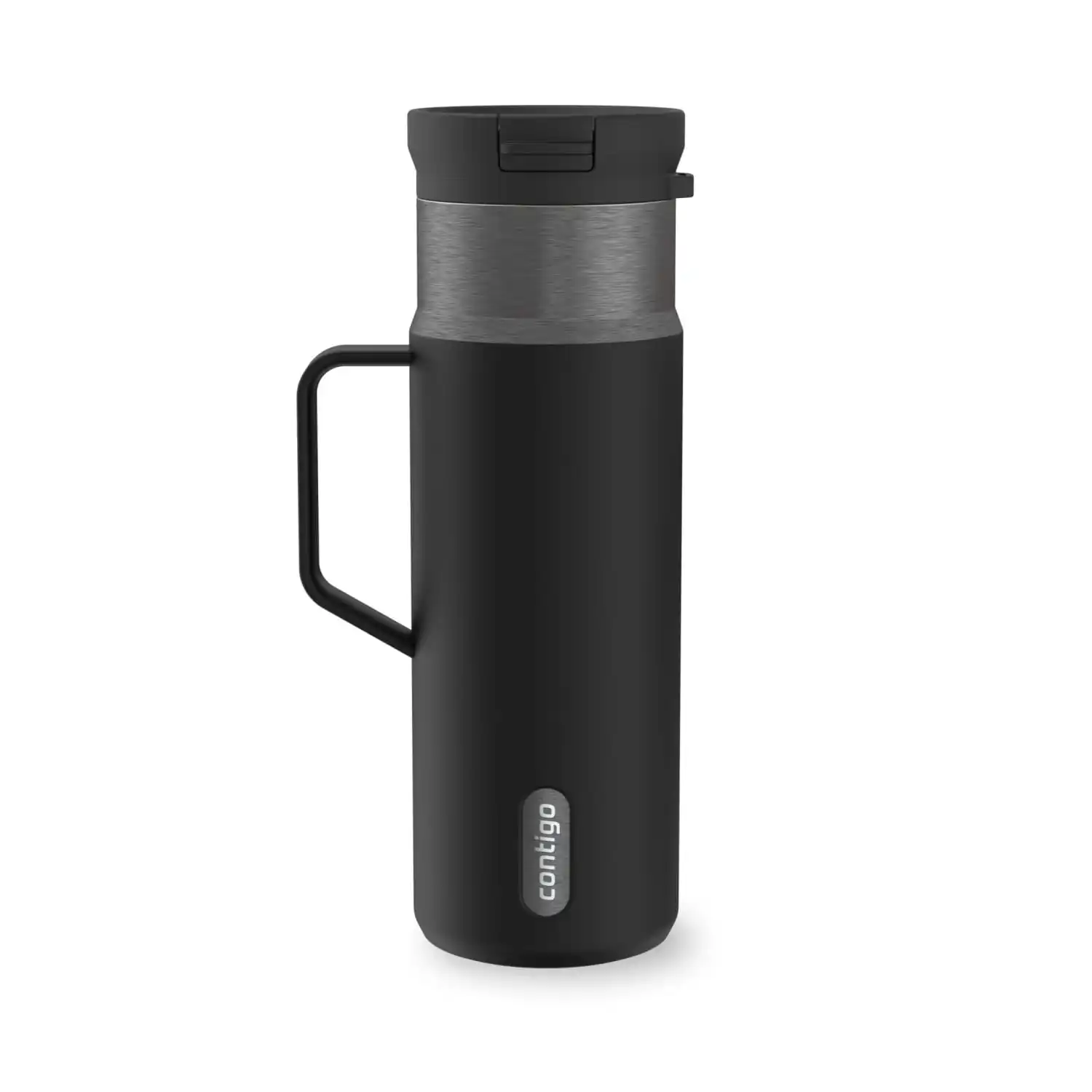 20 oz Stainless Steel Travel Mug Tumbler – Leak-Proof Insulated Coffee Mug, Keeps Drinks Hot, Side Handle, Black/Silver
20 oz Stainless Steel Travel Mug Tumbler – Leak-Proof Insulated Coffee Mug, Keeps Drinks Hot, Side Handle, Black/Silver