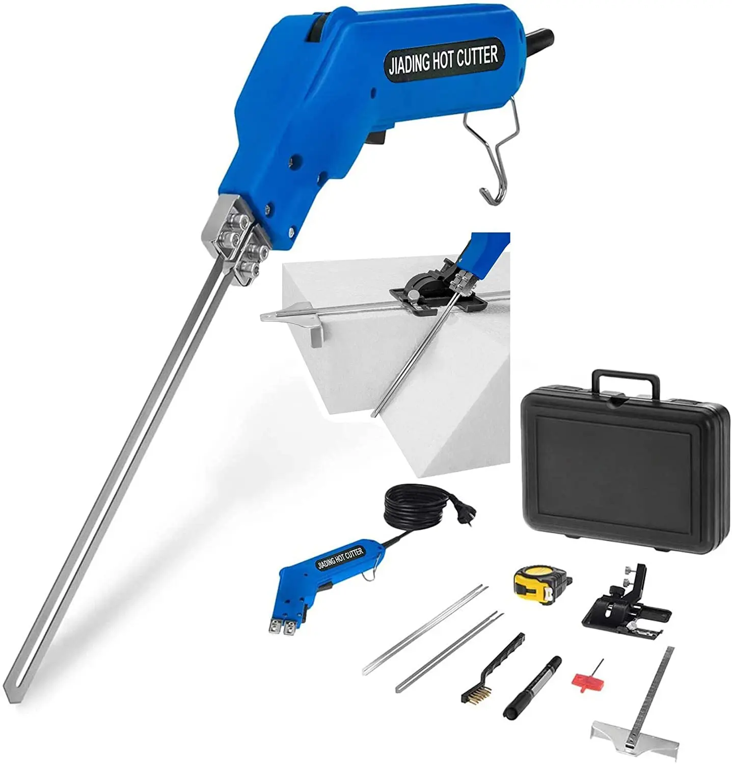 190W Electric Heating Knife Industrial DIY Handheld Power Tool Sets For Cutting Foam Plastic Rope 110V/220V Hot Cutter Tool Kits
190W Electric Heating Knife Industrial DIY Handheld Power Tool Sets For Cutting Foam Plastic Rope 110V/220V Hot Cutter Tool Kits