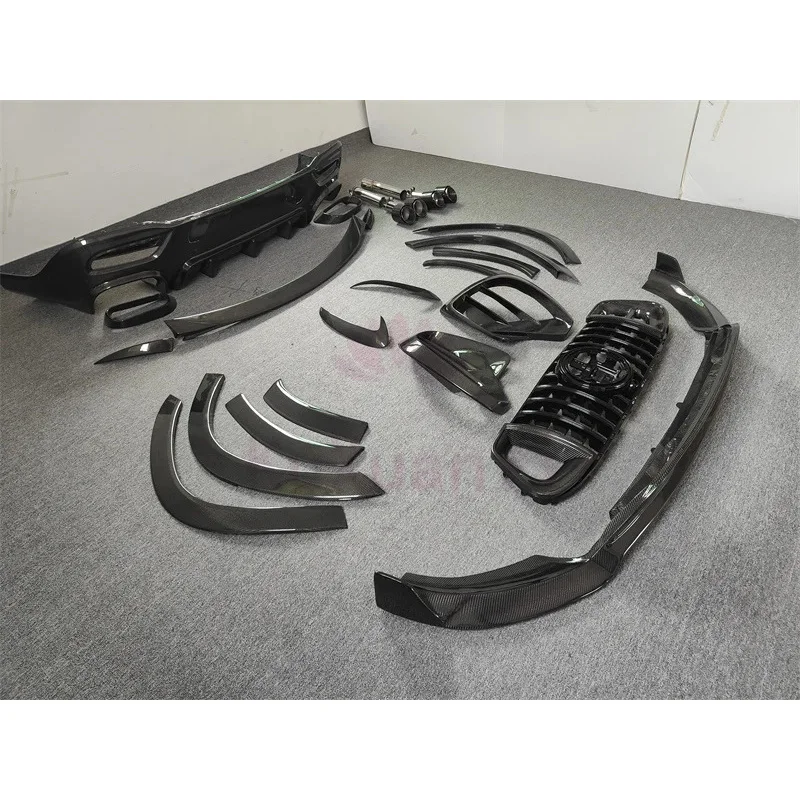 Front Lip True Carbon Fiber Rear Diffuser Rear Spoiler Grille B Style for W167 GLE53 63 Coupe SUV Body Kit
Front Lip True Carbon Fiber Rear Diffuser Rear Spoiler Grille B Style for W167 GLE53 63 Coupe SUV Body Kit