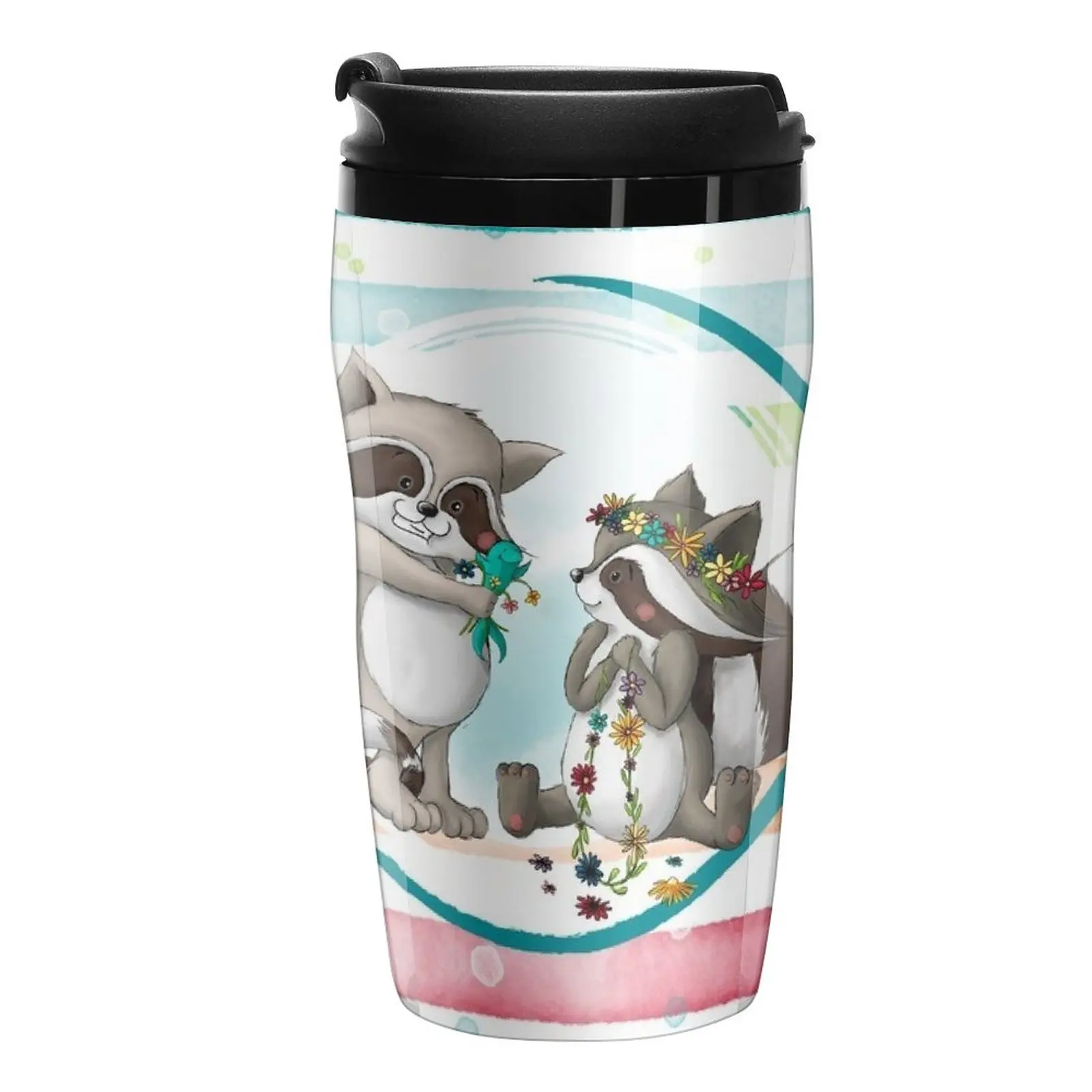 New Charlie & Emmi colorful / racoon Travel Coffee Mug Coffee Goods Insulated Cup For Coffee
New Charlie & Emmi colorful / racoon Travel Coffee Mug Coffee Goods Insulated Cup For Coffee