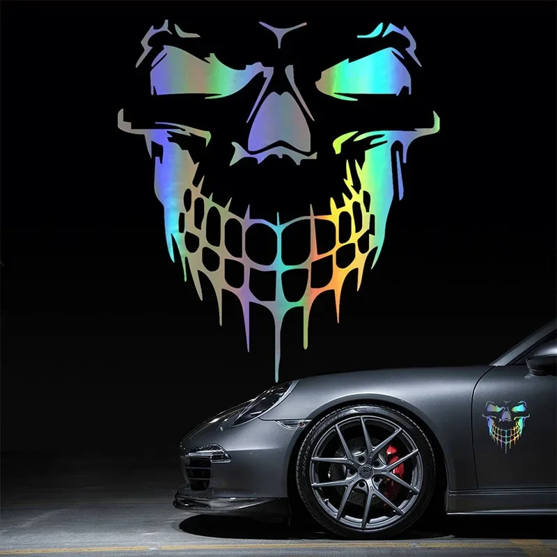 Car Skull 3D Reflective Film Funny Stickers Decals Auto Motorcycle Waterproof Car Styling Decoration Exterior Accessories
Car Skull 3D Reflective Film Funny Stickers Decals Auto Motorcycle Waterproof Car Styling Decoration Exterior Accessories