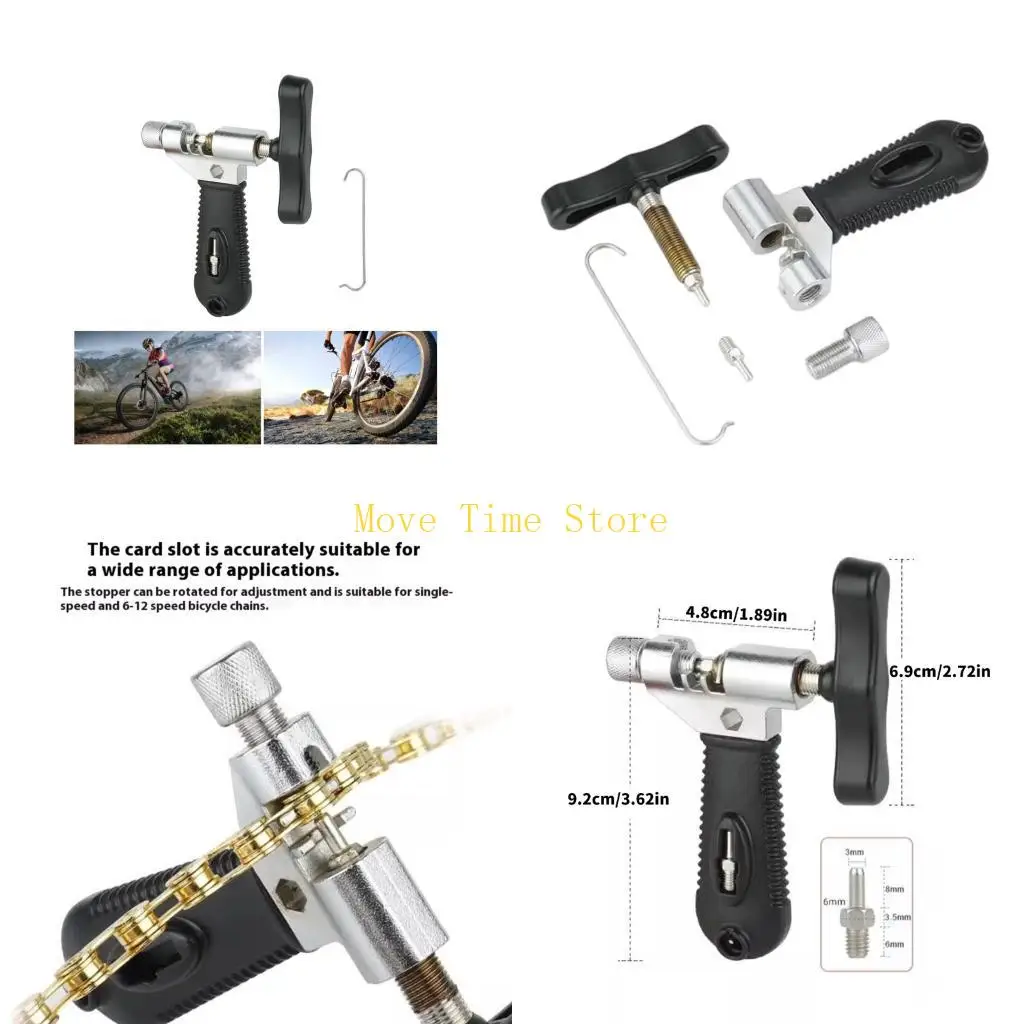 92ME Bicycles Chain Pin Removal Tool Multifunctional Bicycles Chain Splitter Cutter
92ME Bicycles Chain Pin Removal Tool Multifunctional Bicycles Chain Splitter Cutter