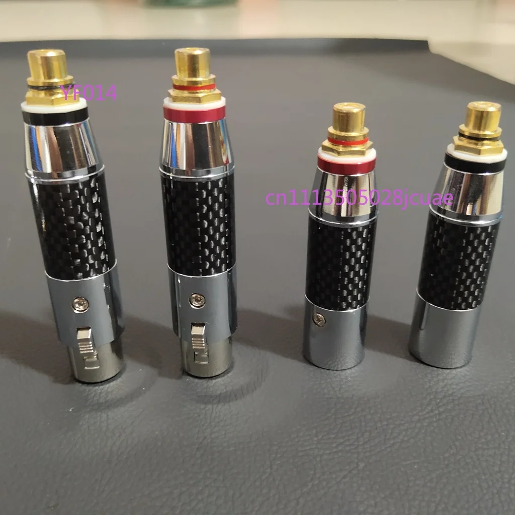 2Pcs Carbon Fiber XLR to RCA Adapter, 3Pin XLR Female to RCA Male HiFi Audio Balance Connector
2Pcs Carbon Fiber XLR to RCA Adapter, 3Pin XLR Female to RCA Male HiFi Audio Balance Connector