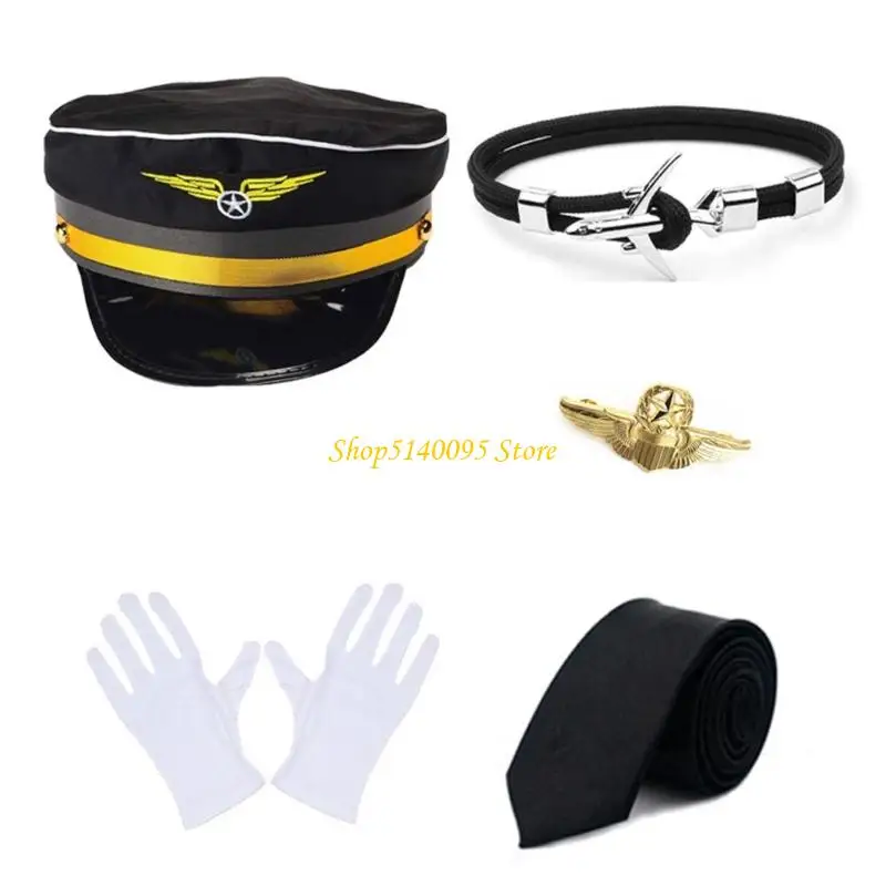DXAE Airline Captain Costume Accessory Flight Attendant Stewardess Role Play Outfit
DXAE Airline Captain Costume Accessory Flight Attendant Stewardess Role Play Outfit