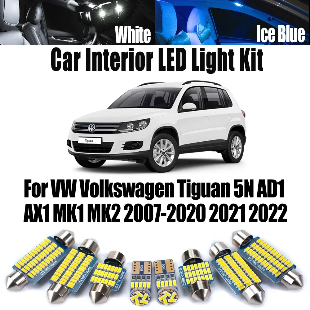 Для VW Volkswagen Tiguan 5N AD1 AX1 MK1 MK2 2007-2019 2020 2021 2022 Автомобильные светодиодные внутренние потолочные лампы Карта косметического зеркала Комплект освещения
Для VW Volkswagen Tiguan 5N AD1 AX1 MK1 MK2 2007-2019 2020 2021 2022 Автомобильные светодиодные внутренние потолочные лампы Карта косметического зеркала Комплект освещения