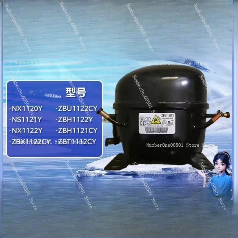 NX1120Y ZBX1122CY NS1122Y New Compressor Universal Freezer Replacement R600A Refrigerant
NX1120Y ZBX1122CY NS1122Y New Compressor Universal Freezer Replacement R600A Refrigerant