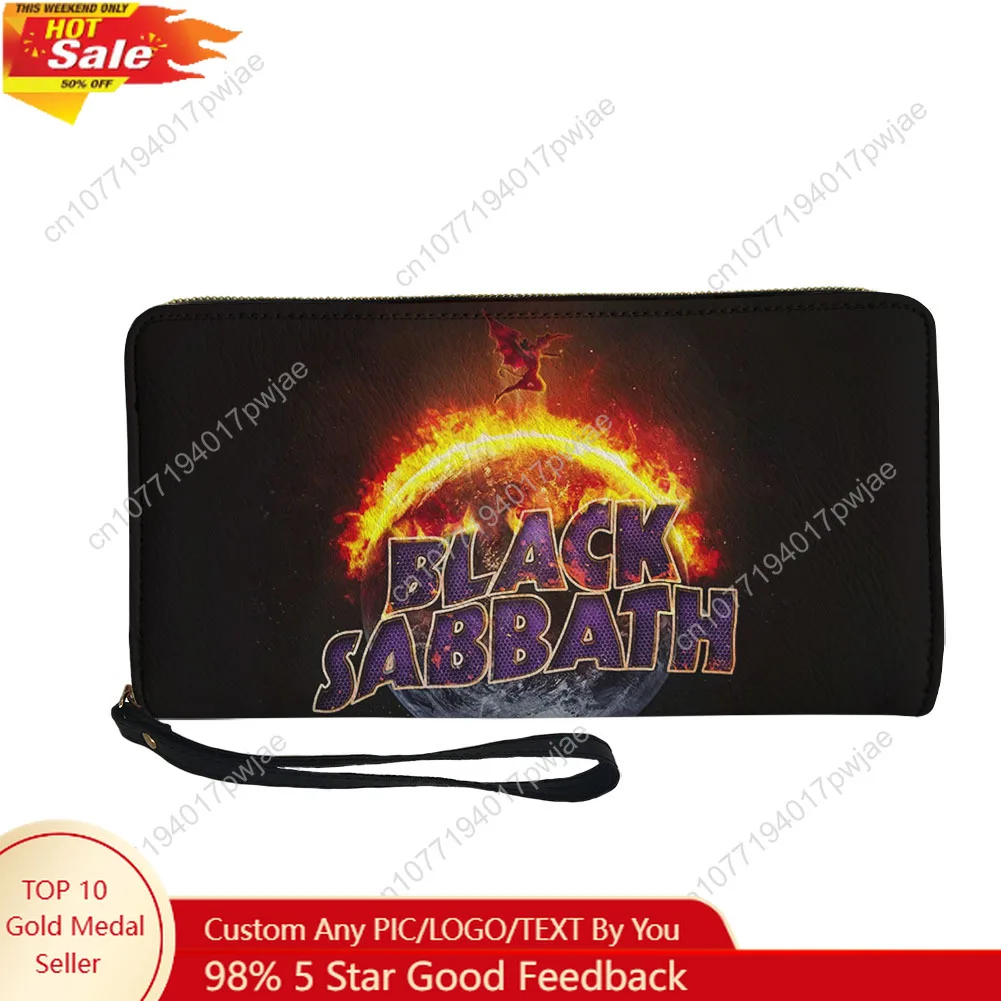 Black Sabbath Rock Band Custom Wallet Purse Sprunki Mens Womens Zipper Long Wallets Double Print Portable Wallet Gift Bag
Black Sabbath Rock Band Custom Wallet Purse Sprunki Mens Womens Zipper Long Wallets Double Print Portable Wallet Gift Bag