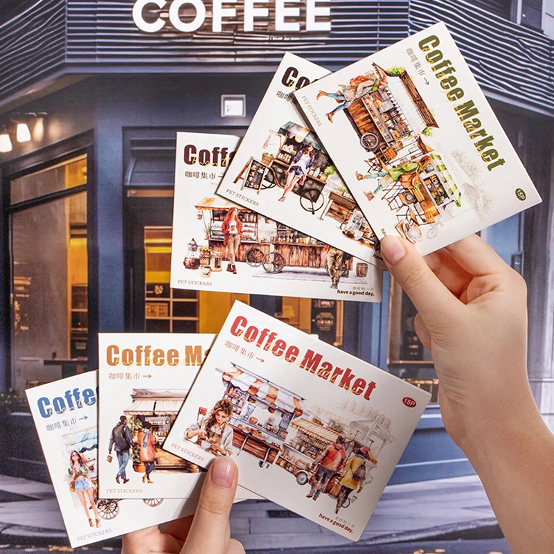 Mr.Paper Coffee Bazaar Коллекция кофейный ландшафтный дизайн тематический набор наклеек DIY справочник декоративные наклейки канцелярские товары для рукоделия
Mr.Paper Coffee Bazaar Коллекция кофейный ландшафтный дизайн тематический набор наклеек DIY справочник декоративные наклейки канцелярские товары для рукоделия