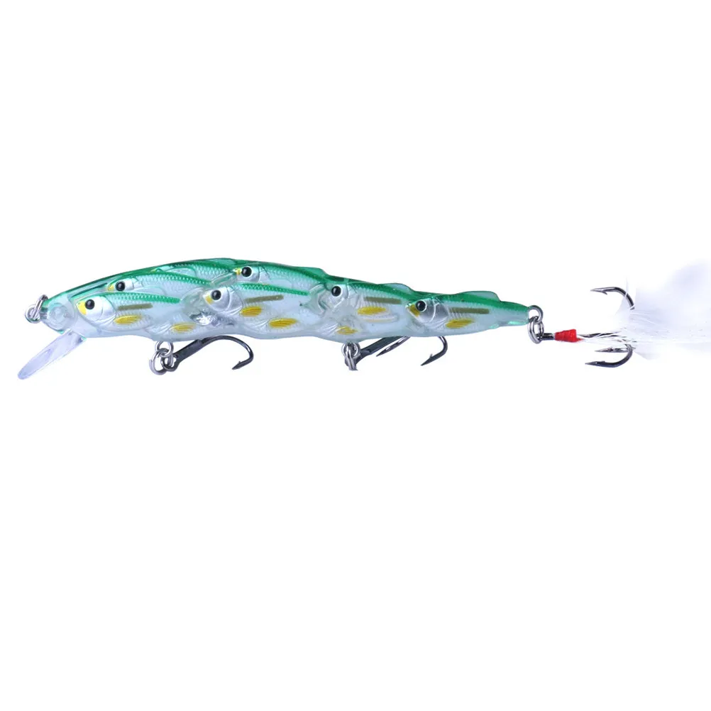 5Pcs 11.5cm 15. Premium Plastic Group Fish Minnow Lures with 3D Eyes Realistic Swim Pattern High Visibility Colors for Sea
5Pcs 11.5cm 15. Premium Plastic Group Fish Minnow Lures with 3D Eyes Realistic Swim Pattern High Visibility Colors for Sea