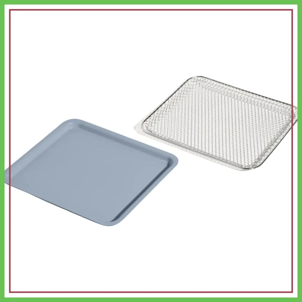 Extra Air Fryer Basket & Nonstick Ceramic-Coated Bake Pan | Oven Safe, Eco-Friendly | Blue Salt
Extra Air Fryer Basket & Nonstick Ceramic-Coated Bake Pan | Oven Safe, Eco-Friendly | Blue Salt