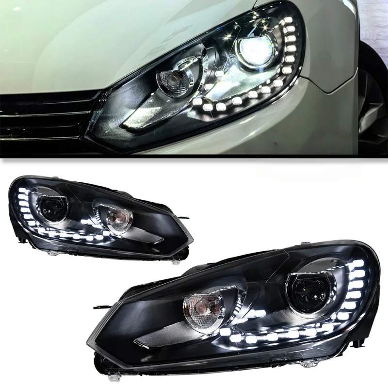 Suitable for 2009-2013 Volkswagen Golf 6 Headlight Assembly Modified R20 LED Tear Eye Daytime Running Turn Signal Lens Light
Suitable for 2009-2013 Volkswagen Golf 6 Headlight Assembly Modified R20 LED Tear Eye Daytime Running Turn Signal Lens Light